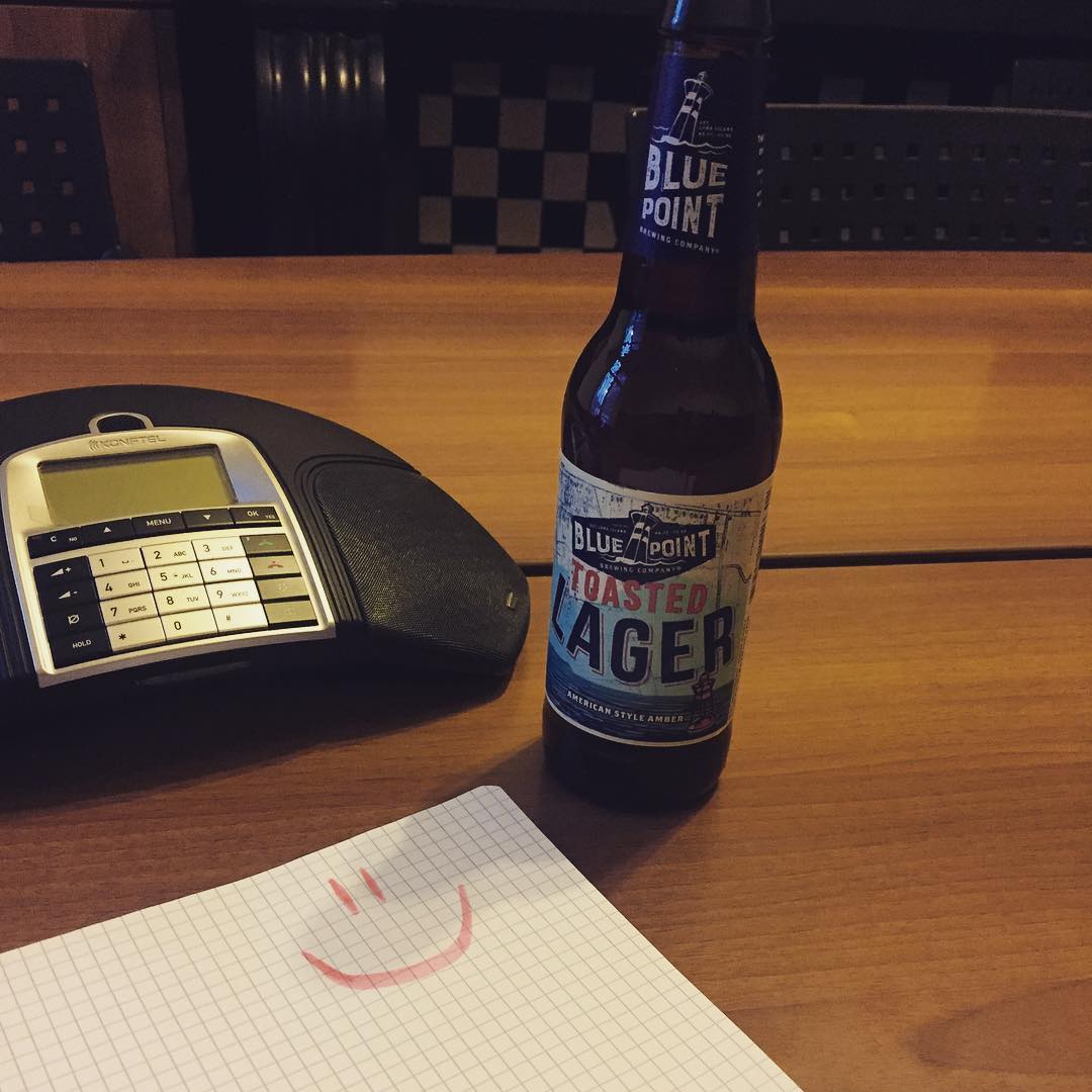 The only blue we want today 💙#bluemonday @bluepointbrewing
