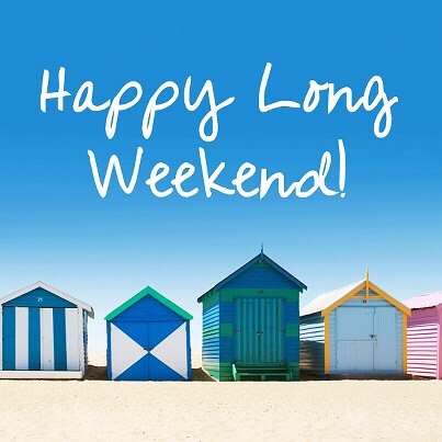 It’s a long weekend at the office. Have a great one too ❤ #off #bye #longweekend